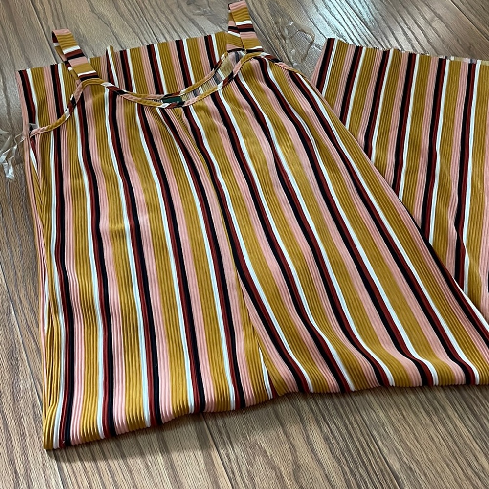 Spaghetti strapped long jumpsuit